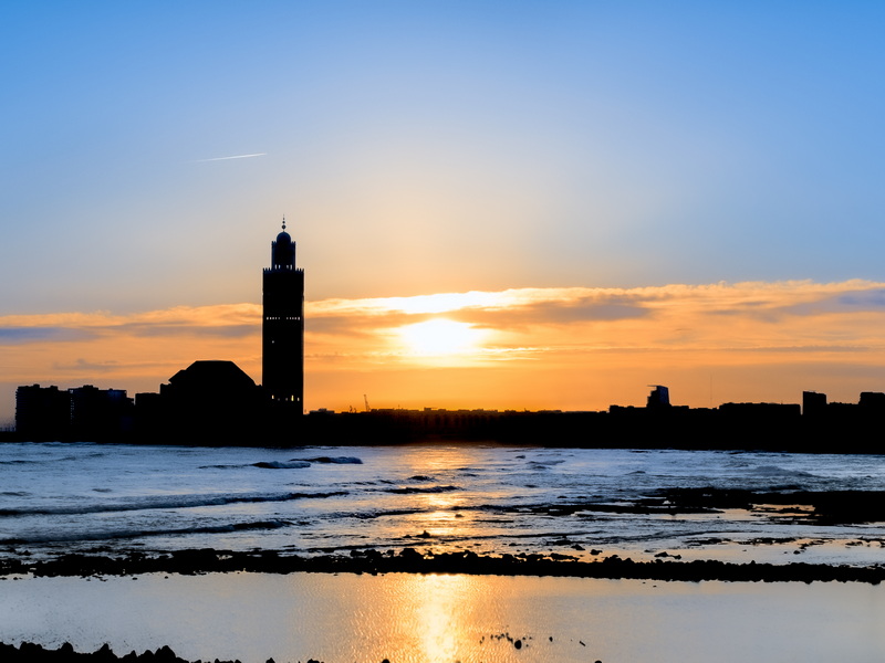 哈桑二世清真寺 日出.jpg